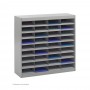 Safco E-Z Stor Literature Organizer 36 Letter Size Compartments Gray 9221GRR