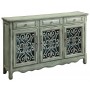 Coaster 950357 Accent Cabinets Traditional Accent Cabinet Antique Green Finish