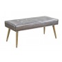 Office Star AMT24-S52 Amity Bench in Sizzle Pewter