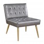 Office Star AMT51T-S52 Amity Tuffed Accent Chair in Sizzle Pewter