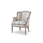 Baxton Studio ASS293Mi CG4 Charlemagne Traditional French Accent Chair-Oak