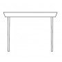Cabot Wrenn ASS363616 Aspect Square Cocktail Table