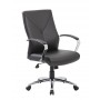 Boss B10101-BK LeatherPlus Executive Chair in Black