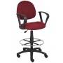 Boss Drafting Stool (B315-By) with Footring and Loop Arms B1617-BY