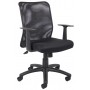 Boss Budget Mesh Task Chair with T-Arms B6106