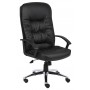 Boss High Back Leatherplus Chair with Chrome Base B7301C