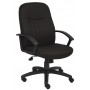 Boss Mid Back Fabric Managers Chair in Black B8306-BK