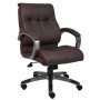 Boss Double Plush Mid Back Executive Chair B8776P-BN