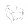 Lazboy BACL10NC Camden Park Lounge Chair with No Welt