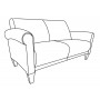 Lazboy BACL20NC Camden Park Loveseat with No Welt
