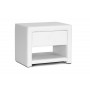 Wholesale Interiors BBT3092-White-NS Massey White Upholstered Modern Nightstand