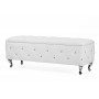 Wholesale Interiors BBT3112-White-Storage Bench Baxton Studio Seine Contemporary Storage Ottoman