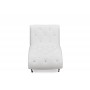 Wholesale Interiors BBT5187-White-Chaise Pease Contemporary Tufted Chaise Lounge