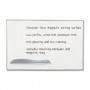 Balt Porcelain Magnetic Markerboard 5/16" Frame 4' x 6' White BLT2029G