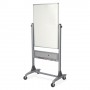 Balt Markerboard Porcelain Platinum Reversible 40" x 30" SR BLT669RUDD