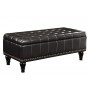 Office Star BP-CDOT45-B1 Caldwell Storage Ottoman in Espresso