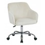 Ave Six BRL26-X12 Bristol Task Chair with Oyster Velvet Fabric