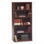 Bush Industries Double Open Bookcase, 35-5/8"x15-3/8"x72-7/8",DCY/Graphite BSHWC24414