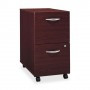 Bush Industries 2-Drawer Pedestal,File/File,15-3/4"x20-3/8"x28-1/8",Mahogany BSHWC36752SU