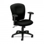 Basyx Task Chair with Adjustable Arms 20" x 16-3/4" x 201/4" Black BSXVL220VA10