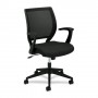 Basyx Task Chair Mid-Back 26-1/4" x 35-1/4" x 41" Black Mesh BSXVL521VA10