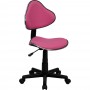 Flash Furniture Pink Fabric Ergonomic Task Chair BT-699-PINK-GG