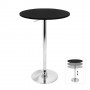 Lumisource BT-ADJ23TW BK Adjustable Bar Table