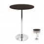 Lumisource BT-ADJ23TW BN Adjustable Bar Table