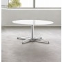 OFS C12-G30CT Madrid Round End Table with Glass Top