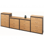 Laminate Wood Lateral File Cabinet, 3 Drawer and Four Drawer