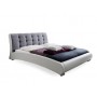 Wholesale Interiors CF8540-Queen-White/Grey Guerin Two Tone Grid Tufted Queen-Size Platform Bed (Default)