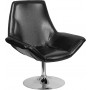 Flash Furniture CH-102242-BK-GG HERCULES Sabrina Series Black Leather Reception Chair