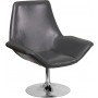 Flash Furniture CH-102242-GY-GG HERCULES Sabrina Series Gray Leather Reception Chair
