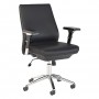 Bush Business Furniture CH1602BLL-03 Black Leather Chairs