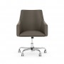 Bush Business Furniture CH2401WGL-03 Washed Gray Leather Chairs