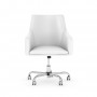 Bush Business Furniture CH2401WHL-03 White Leather Chairs