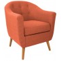 Lumisource CHR-AH-RKWL OR Rockwell Accent Chair in Orange