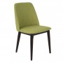 LumiSource CHR-TNT GN+BN2 Tintori Dining Chairs Brown Wood Set of 2 in Green
