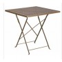 Flash Furniture CO-1-GD-GG 28" Folding Patio Table in Gold (Default)