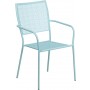 Flash Furniture CO-2-SKY-GG Sku Steel Patio Chair in Blue