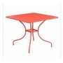 Flash Furniture CO-6-RED-GG 35.5" Steel Patio Table in Coral (Default)