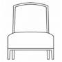 Cabot Wrenn CW4000 Lumos Armless Lounge Chair