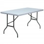 Flash Furniture 30''W x 60''L Blow Molded Plastic Folding Table DAD-YCZ-152-GG