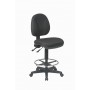 Office Star DC940-231 Deluxe Ergonomic Drafting Chair in Black