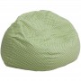 Flash Furniture Oversized Green Dot Bean Bag Chair DG-BEAN-LARGE-DOT-GRN-GG