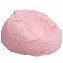 Flash Furniture Oversized Light Pink Dot Bean Bag Chair DG-BEAN-LARGE-DOT-PK-GG