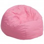 Flash Furniture Oversized Solid Light Pink Bean Bag Chair DG-BEAN-LARGE-SOLID-PK-GG