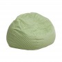 Flash Furniture Small Green Dot Kids Bean Bag Chair DG-BEAN-SMALL-DOT-GRN-GG