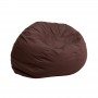 Flash Furniture Small Solid Brown Kids Bean Bag Chair DG-BEAN-SMALL-SOLID-BRN-GG