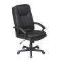 Office Star Work Smart Black Leather EC22070-EC3